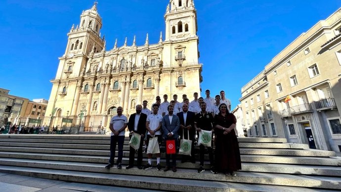 Recibimiento a la selección española sub19 de fútbol sala que disputa el campeonato de Europa