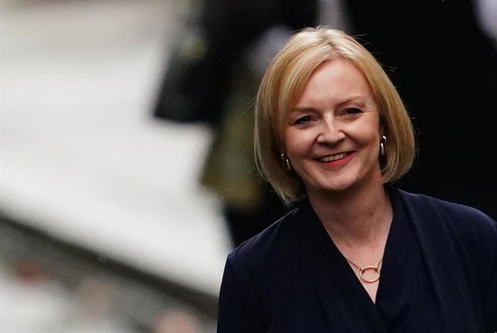 La primera ministra de Reino Unido, Liz Truss.