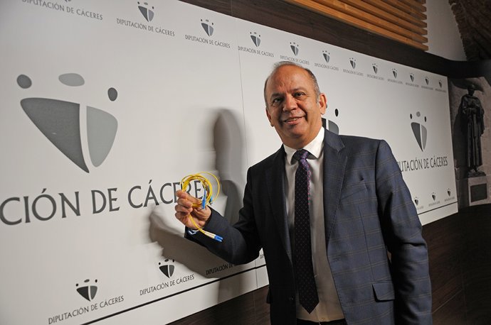 Archivo - El diputado de Innovación y Provincia Digital de la Diputación de Cáceres, Santos Jorna