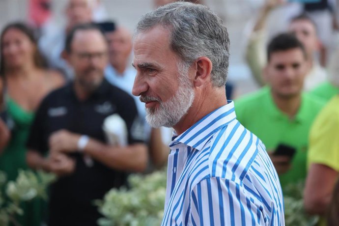 Archivo - El Rey Felipe VI en la entrega de premios de la Copa del Rey MAPFRE en Mallorca (Imagen de archivo).