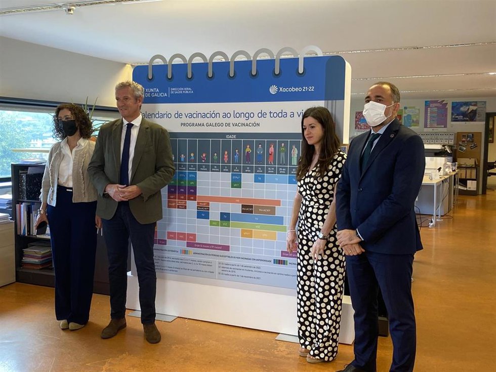 Presentación del nuevo calendario vacunal completo.