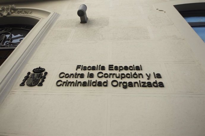 Archivo - Fachada de la Fiscalía Anticorrupción.