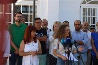 Concentración en Úbeda (Jaén) contra "la terrible agresión machista" sufrida por una vecina: "¡No más dolor!"