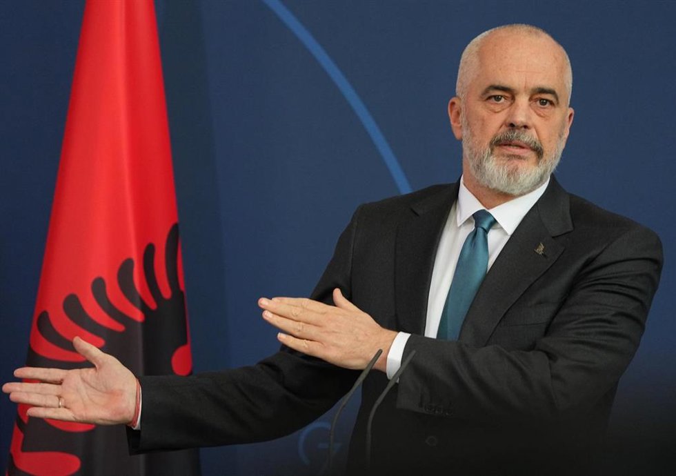 Archivo - El primer ministro de Albania, Edi Rama
