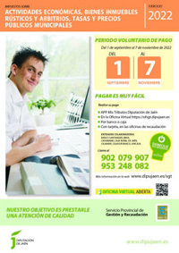 Abierta hasta el 7 de noviembre la campaña de recaudación de Arbitrios, Bienes Inmuebles Rústicos e IAE