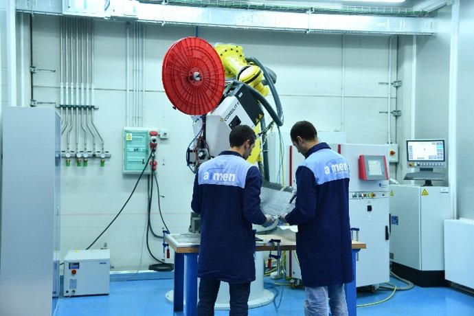 Celda AFP en instalaciones de Aimen.