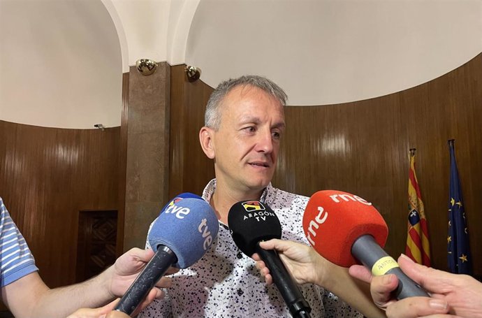 El portavoz de Podemos en el Ayuntamiento de Zaragoza, Fernando Rivarés.