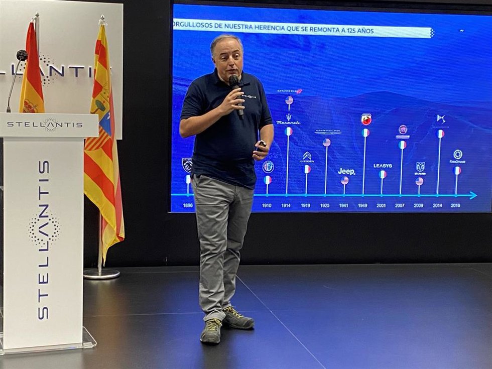 El director de la planta de Stellantis en Zaragoza, Manuel Munárriz.