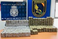 Detenido en el Puerto de Santa María (Cádiz) tras la intervención de 190 kilos de hachís