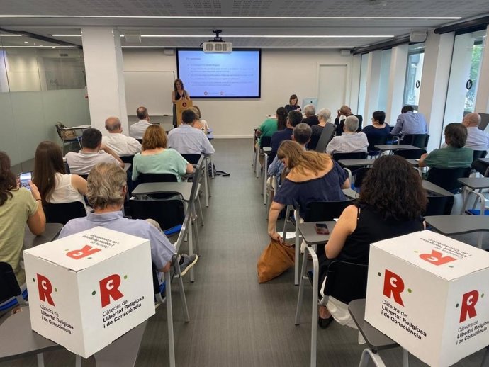 Presentación del informe del Observatori Blanquerna de Comunicació, Religió i Cultura de la Universitat Ramon Llull (URL).