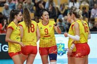 La selección femenina de voleibol sufre en Eslovaquia su primera derrota en el Preeuropeo