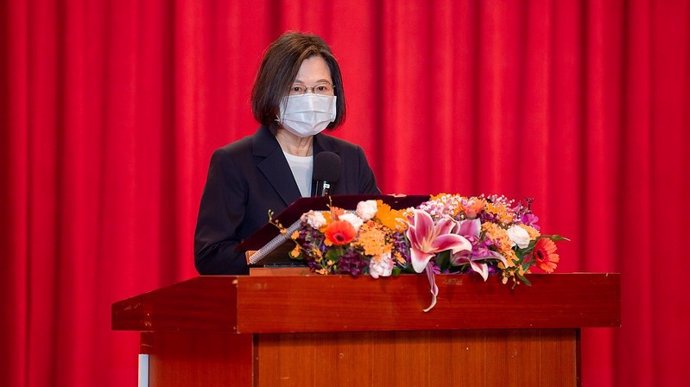 La presidenta de Taiwán, Tsai Ing Wen