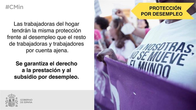 Cartel sobre el decreto