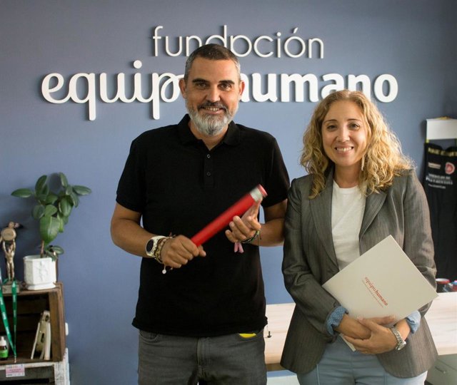 Jose Enrique García, CEO de Equipo Humano y Yolanda Hernando, directora de la oficina de Zaragoza de Equipo Humano