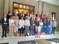 Mai Garde y Oier Sanjurjo, reconocidos con el Pañuelo de Pamplona por su "dedicación" en las capitanías de Osasuna