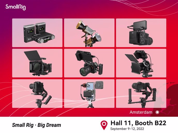 SmallRig Exhibits Latest Products at the IBC 2022 Show in Amsterdam