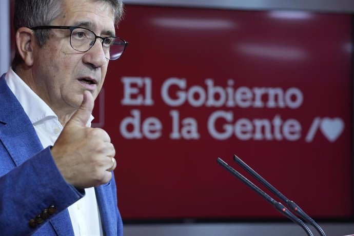 El portavoz del PSOE en el Congreso de los Diputados, Patxi López.
