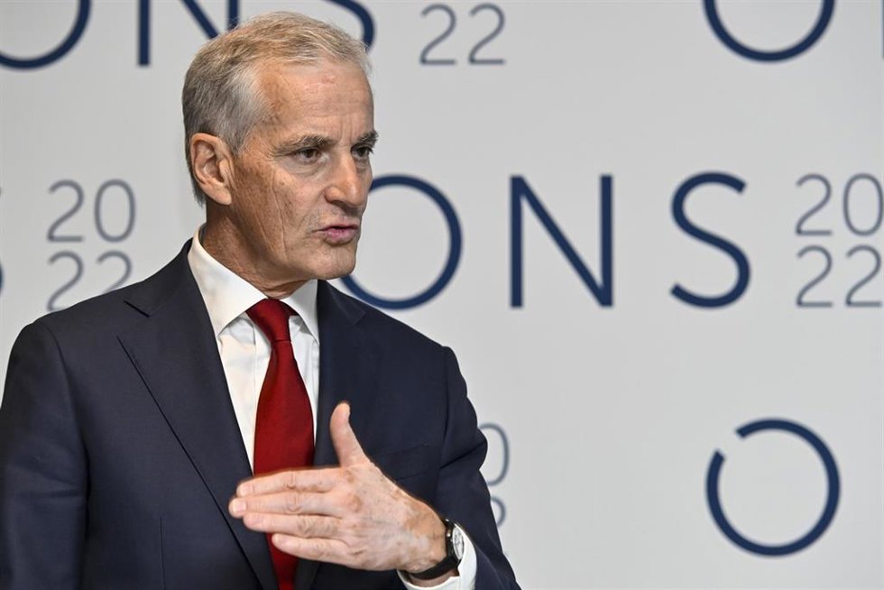 El primer ministro de Noruega, Jonas Gahr Store 