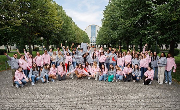 Alumnado de intercambio en la UPNA.