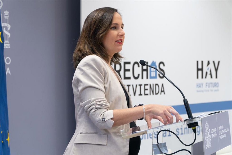 La ministra de Derechos Sociales, Ione Belarra.