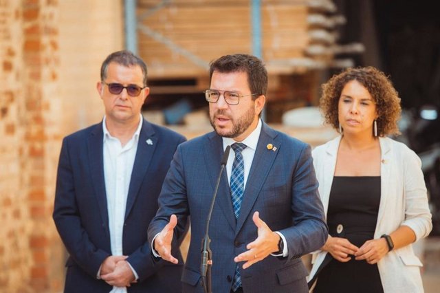 El president de la Generalitat, Pere Aragonès