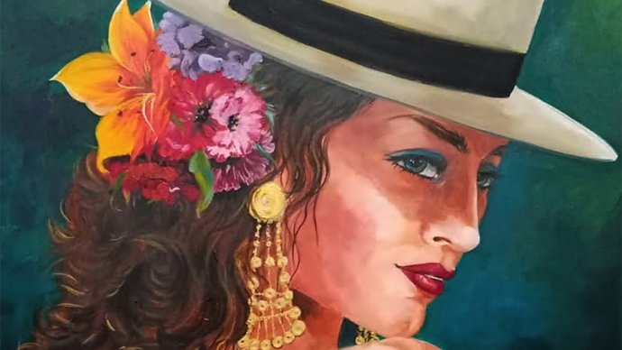 La sede de Canal Sur en Málaga inaugura la muestra pictórica del Grupo Sun Art Exhibition