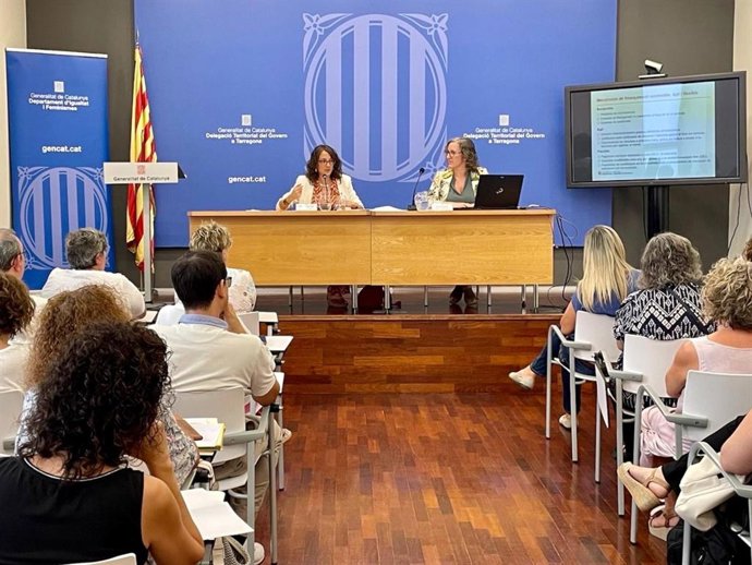 La consellera d'Igualtat i Feminismes, Tnia Verge