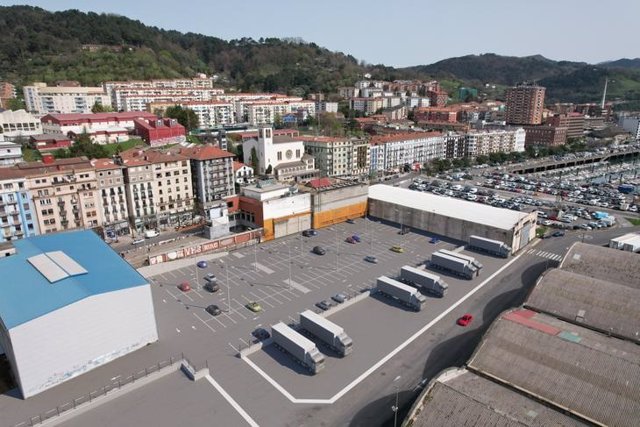 Comienzan las obras del parking provisional que dará servicio mientras duren las obras en Hospitalillo, en Pasaia