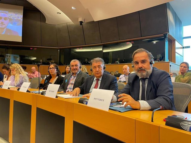 Delegación granadina contra los cortes de luz en la zona norte en el Europarlamento