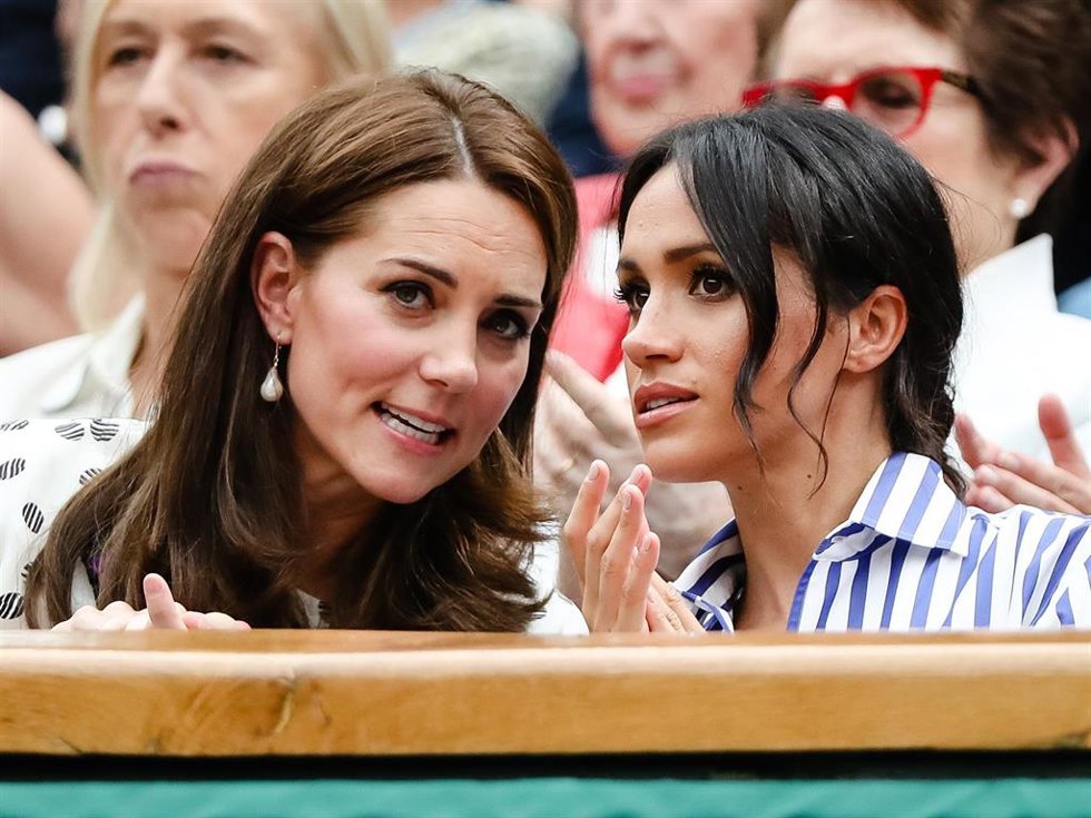 Kate Middleton y Meghan Markle en imagen de archivo