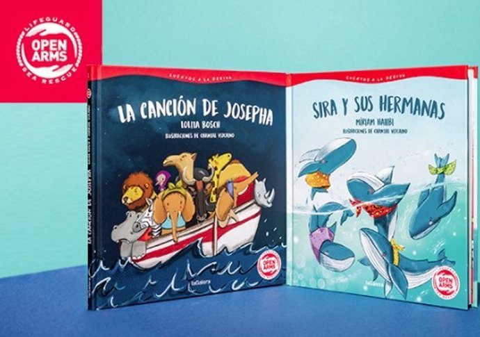 Open Armas presenta 'Cuentos a la deriva', una colección de cuentos infantiles sobre historias de vidas rescatadas en el mar