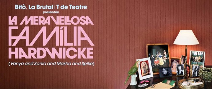 Cartel del espectáculo 'La meravellosa família Hardwicke', una comedia "ácida e inteligente" escrita por Christopher Durang y dirigida por David Selvas