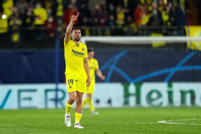 Archivo - Francis Coquelin of Villarreal celebrates a goal during the UEFA Champions League, quarter finals, football match played between Villarreal CF and Bayern Munich at the Ceramica Stadium on April 6, 2022, in Castellon, Spain.