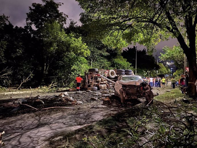 Accidente de tráfico en Medellín
