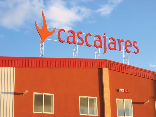 Imagen de archivo de la fábrica de Cascajares en Dueñas (Palencia)