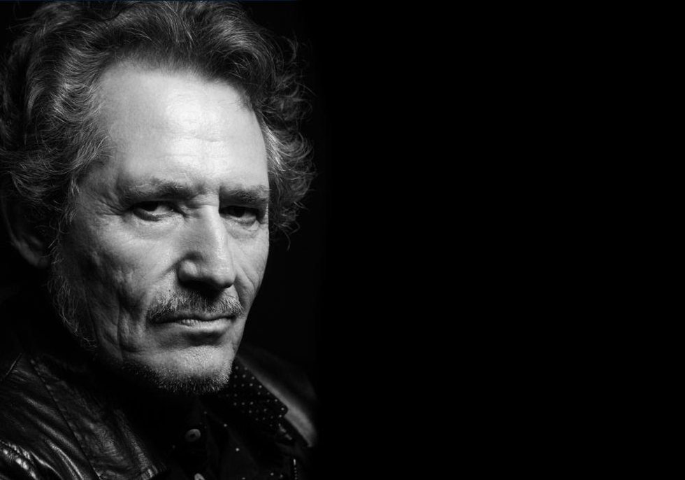 El cantante de rock español y compositor granadino, Miguel Ríos