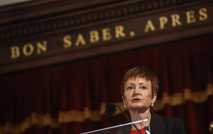 Archivo - La rectora de la Universitat de Valencia, Mavi Maestre, en una imagen de archivo. 