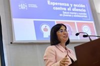 Darias anuncia que el 024 tendrá un servicio de chat para atender a los jóvenes con ideas suicidas