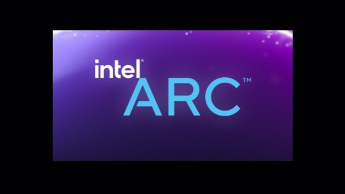Logo de las gráficas Arc Alchemist de Intel