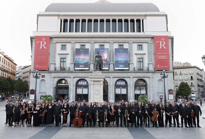 Archivo - La orquesta titular del Teatro Real