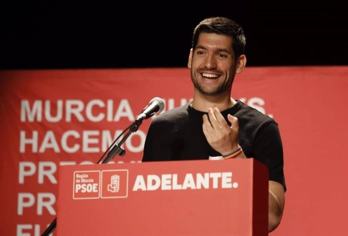 El secretario general de Juventudes Socialistas (JSRM) en el municipio de Murcia, Miguel Company