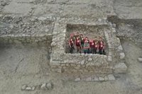 Las excavaciones en el parque arqueológico de Libisosa sacan a la luz un torreón de la puerta Este de la muralla romana