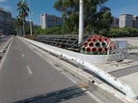 Comienza la renovación "completa" del Puente de las Flores de València: riego más eficiente y jardineras más resistentes