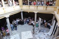 Inaugurada en Tudela una nueva edición del certamen de arte efímero Des-Adarve