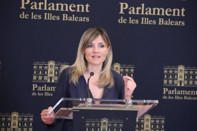 La coordinadora autonómica y portavoz parlamentaria de Cs Baleares, Patricia Guasp.