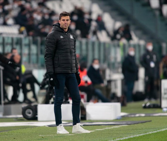 Archivo - Coach Thiago Motta of Spezia Calcio during the Italian championship Serie A football match between Juventus FC and Spezia Calcio on March 6, 2022 at Allianz stadium in Turin, Italy - Photo Nderim Kaceli / DPPI