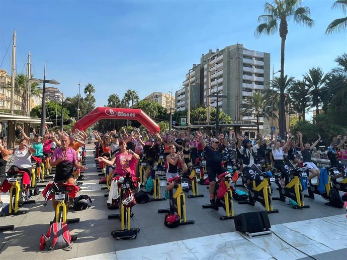 Asistentes al Bike Challenge.