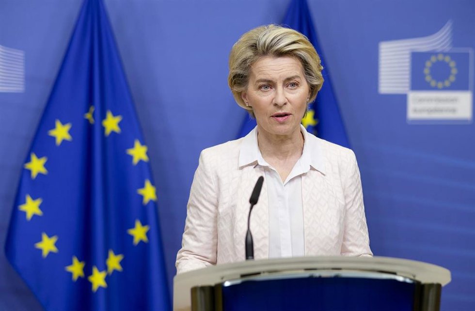 Archivo - La presidenta de la Comisión Europea, Ursula von der Leyen