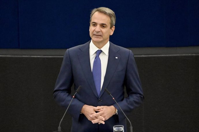 Archivo - El primer ministro de Grecia, Kyriakos Mitsotakis