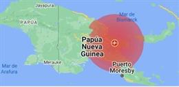 Terremoto de magnitud 7.6 en Papúa Nueva Guinea